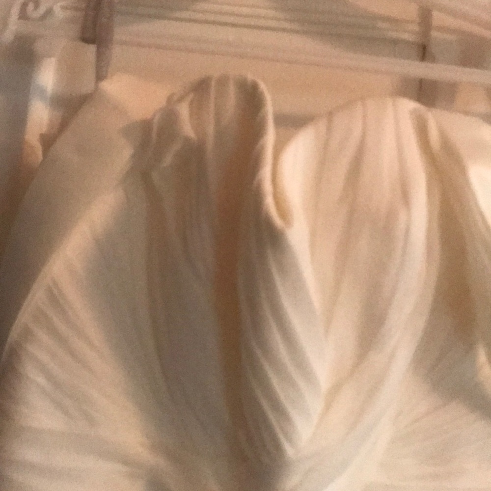 Wedding gown.. with train in the back